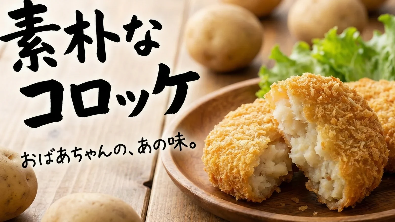 あぜでりの「素朴なコロッケ」