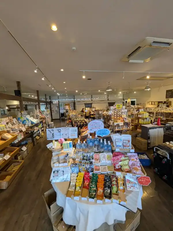 ララカフェの自然食品売場