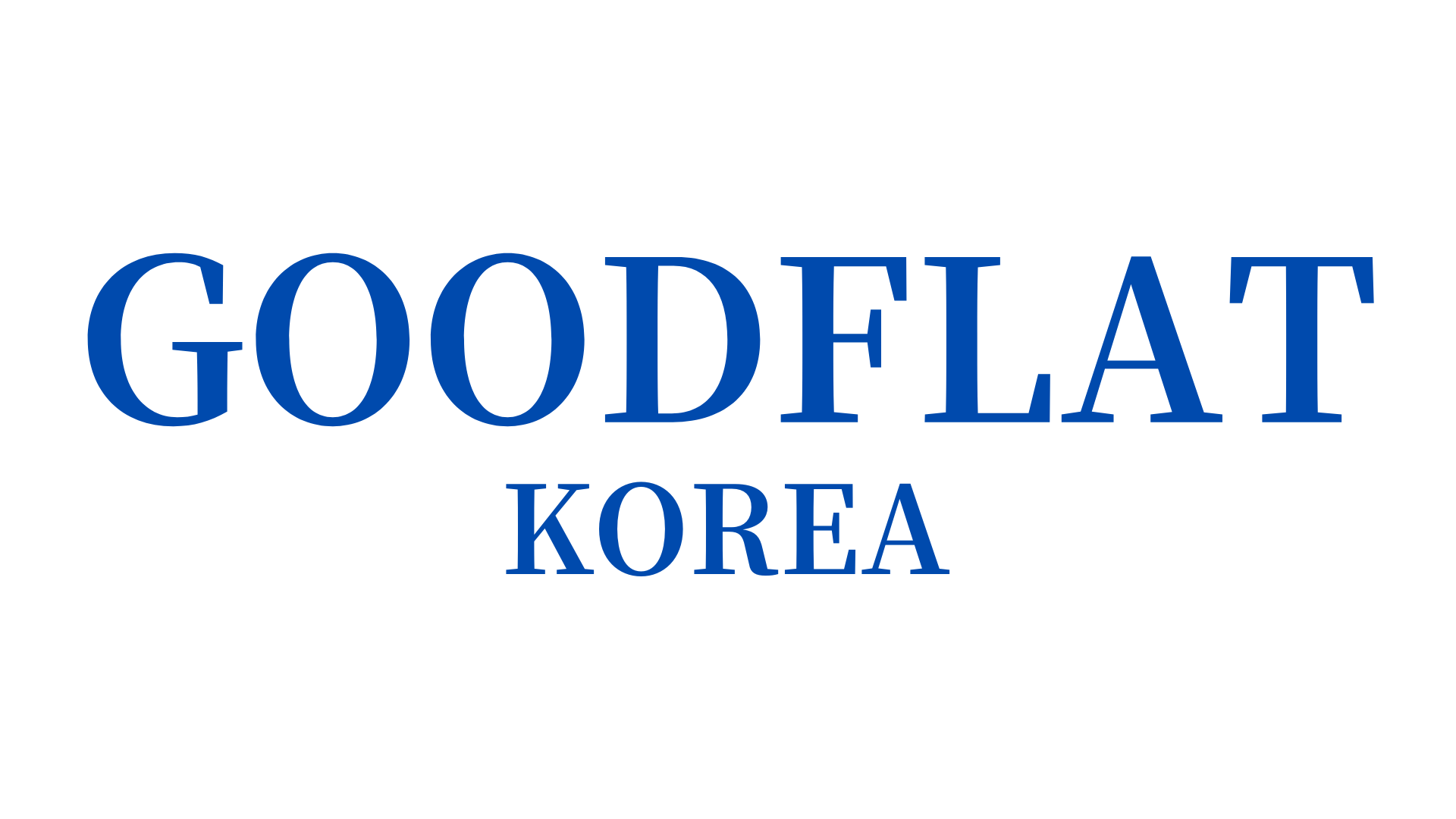 GOODFLAT-KOREA-のロゴ