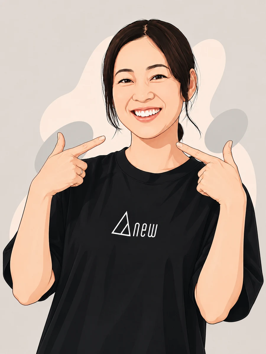花岡絵美（Product Specialist）・裏面写真