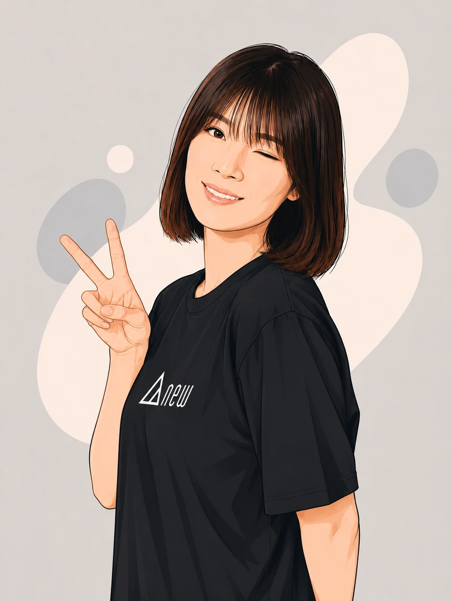 張田由美恵（Product Specialist）・裏面写真