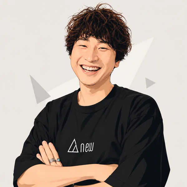Shuhei Saitoのイラスト(笑顔)