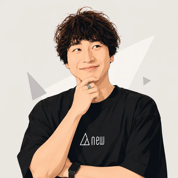 Shuhei Saitoのイラスト(考える表情)